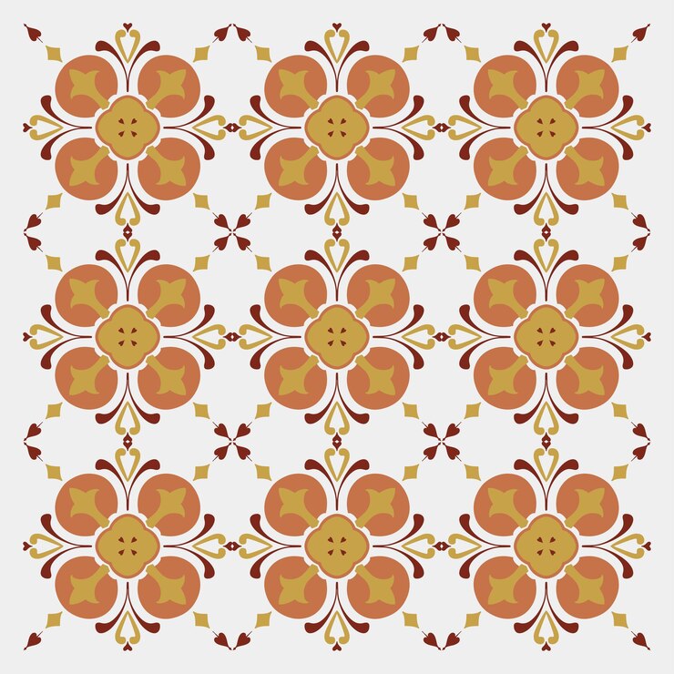 Vector love marron pattern collection 2024