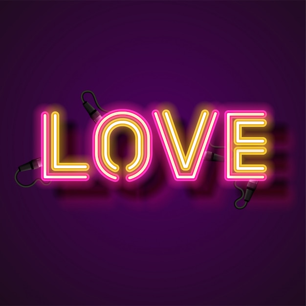 Love neon teken