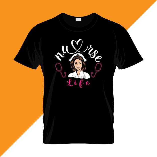 Vector love nurse t shirt design and art