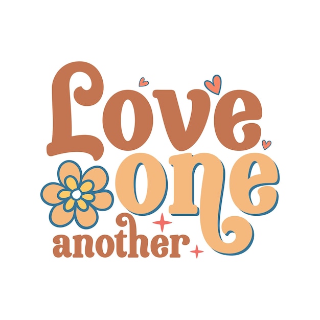 Vector love one another svg design motivational inspirational svg