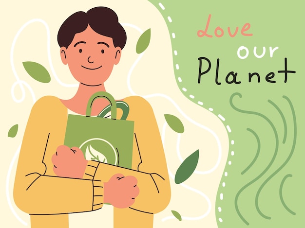 Love our planet card