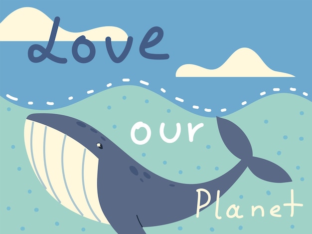 Love our planet poster