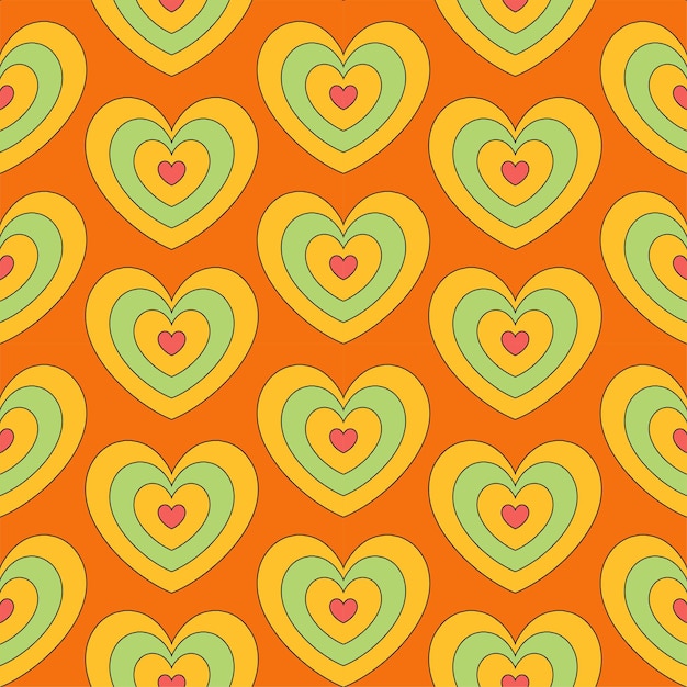 Love pattern background