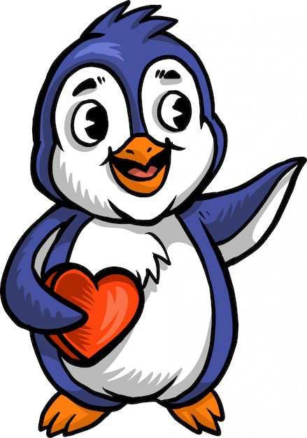 Love penguin 