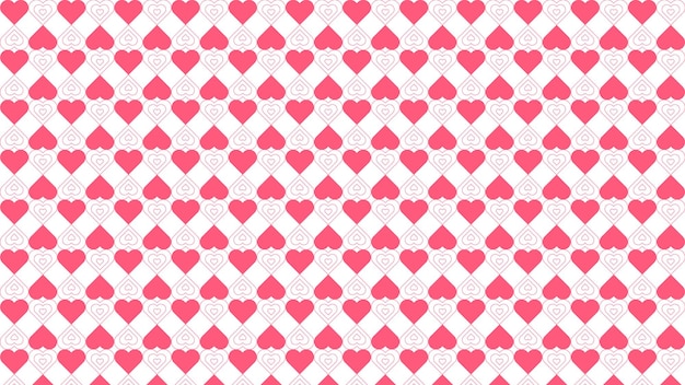 Vector love pink pattern