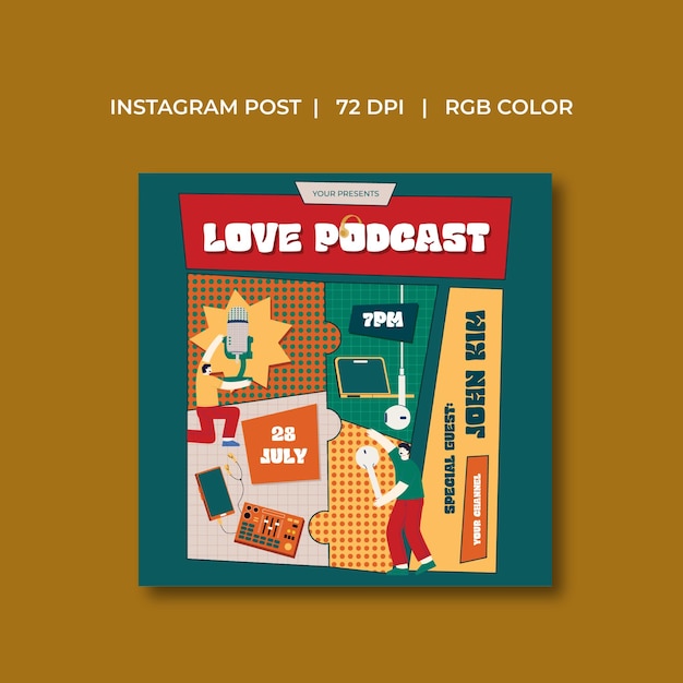 Love Podcast Socials Media