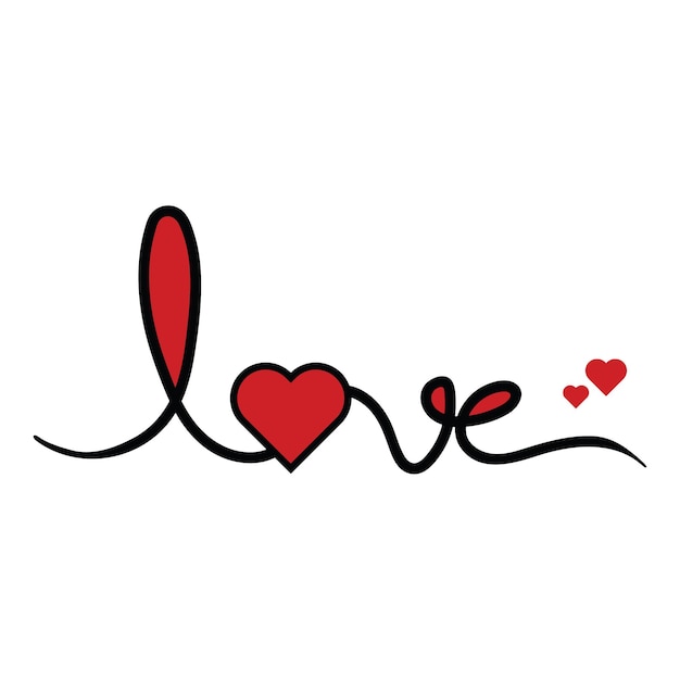 Vettore love quotes love shape design love text love element love flower love hearts (corte d'amore)