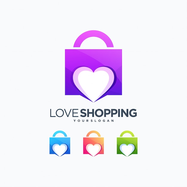 Vector love sale shopping cart purchase