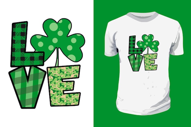 Love St Patricks day Sublimatie citaat Design