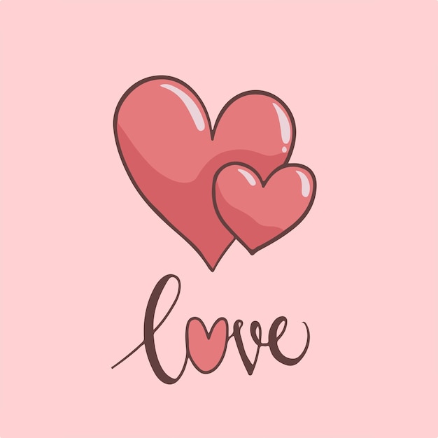 Love Symbol Valentine Vector Illustration