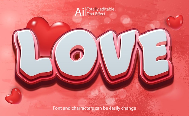 LOVE TEXT EFFECT