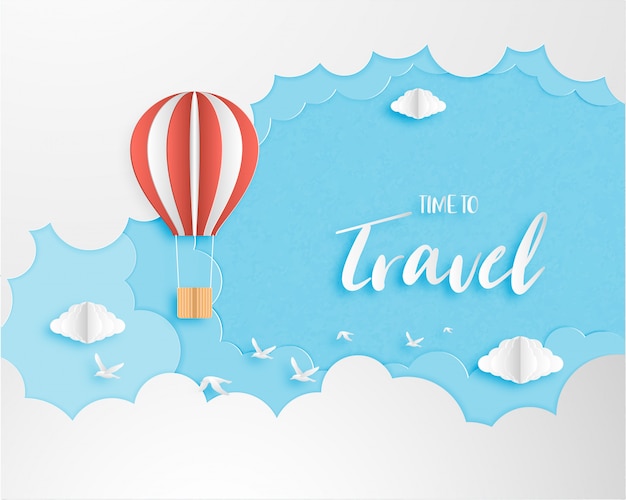 Love to travel banner, poster, invitation card concept.