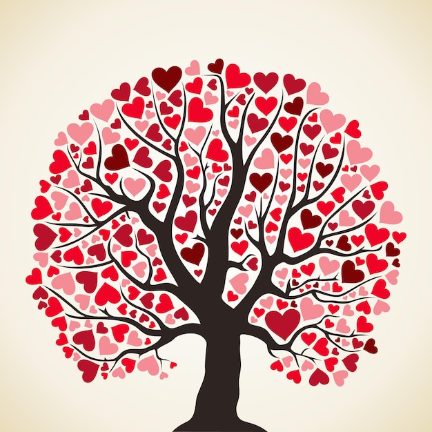 Vector love tree4