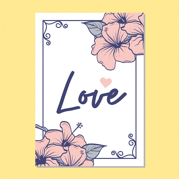 Love vector template