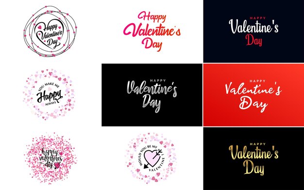Vector love word art design with a heartshaped gradient background