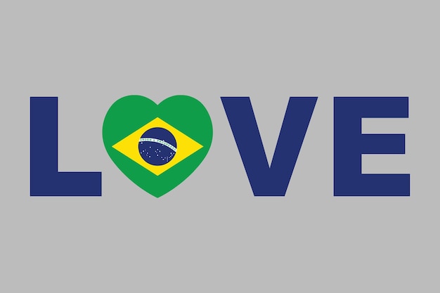 ベクトル ブラジル ブラジルの国旗 緑の背景のベクトルイラスト