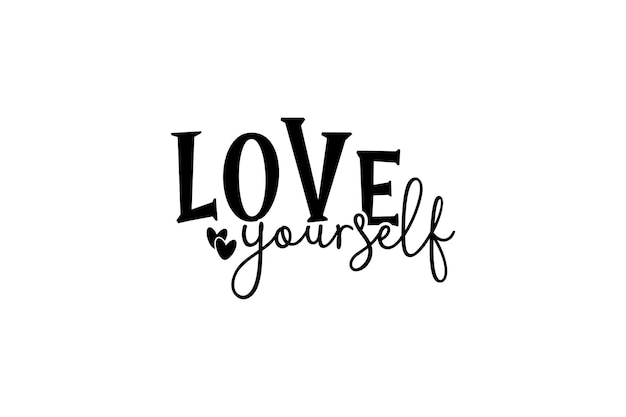 Vector love yourself