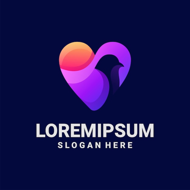 Lovebird Coloring Logo