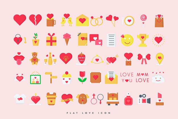 벡터 loveflaticonset