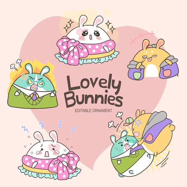 Lovely bunnies donna