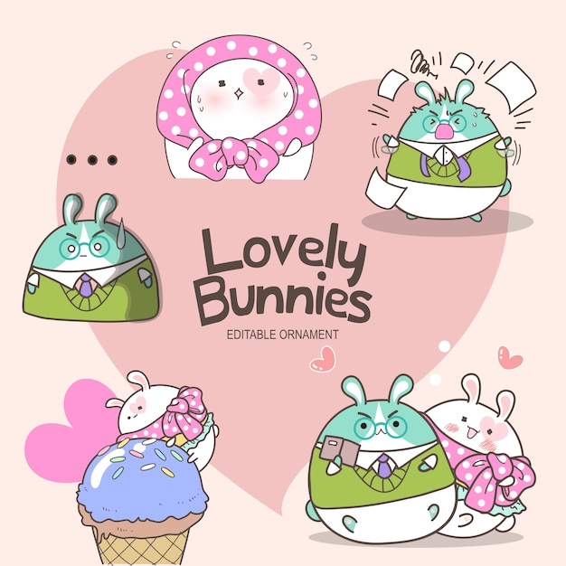 Lovely bunnies lily