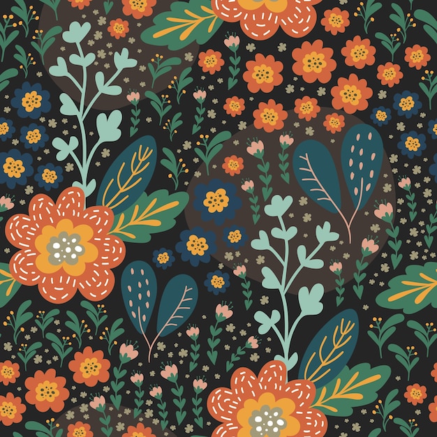 Lovely floral seamless pattern