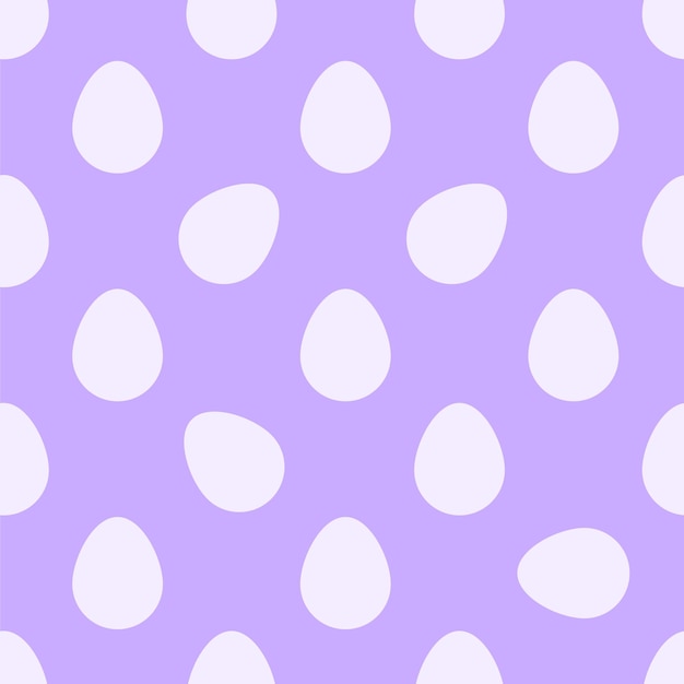 Lovely handdrawn Easter seamless pattern cute doodle eggs pastel color bunny great for textiles