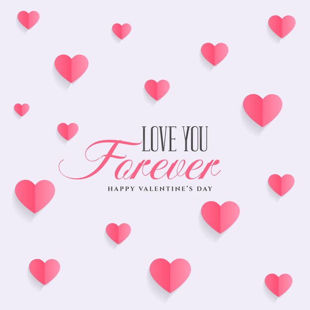 lovely hearts background pattern design