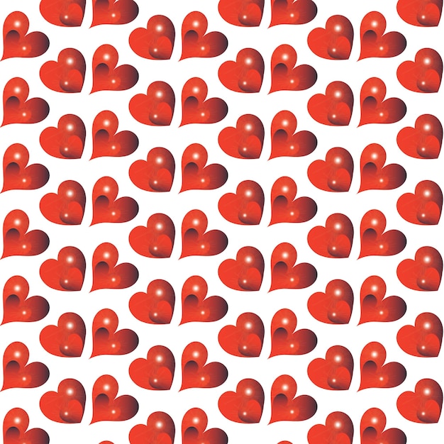 lovely hearts pattern in different sizes