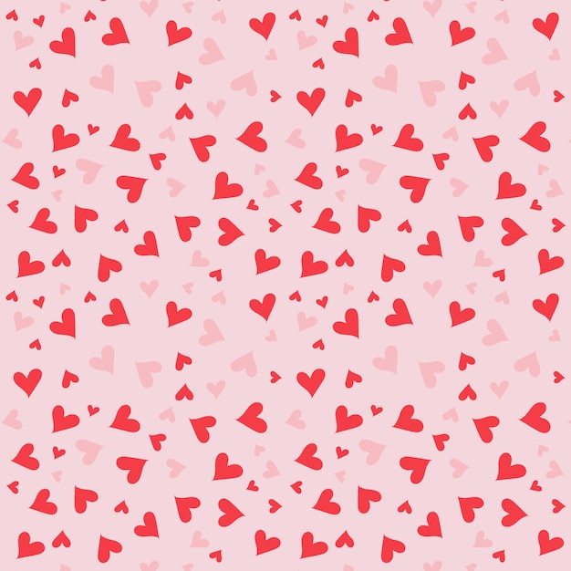 lovely hearts pattern