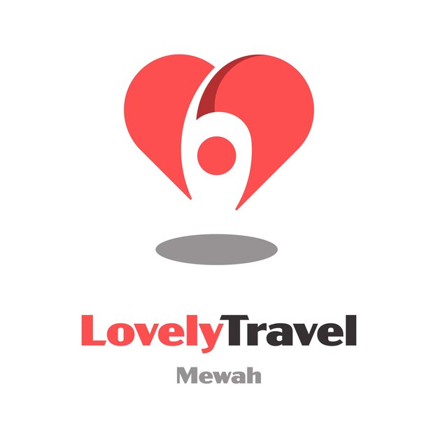 Vector lovely travel logo