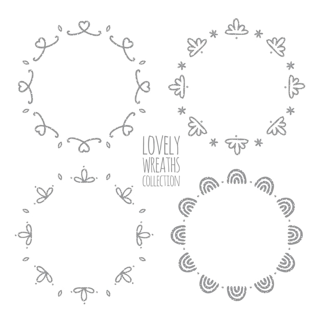 Lovely wreaths collection