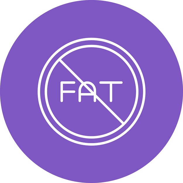 Low Fat Diet icon vector image Can be used for Dieting