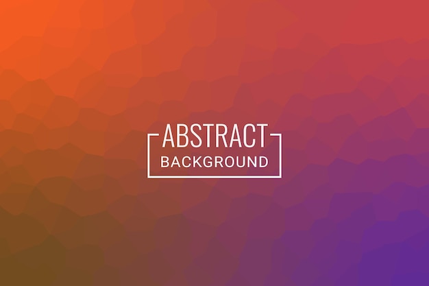 Low poly abstract background with gradient color