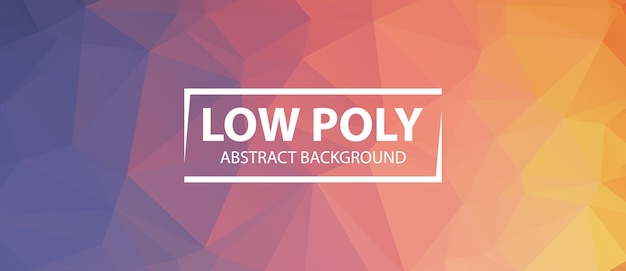 low poly abstract background