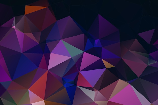 Vector low poly abstract geometric background design