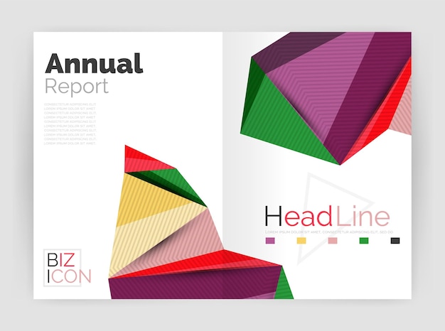 Low poly annual report