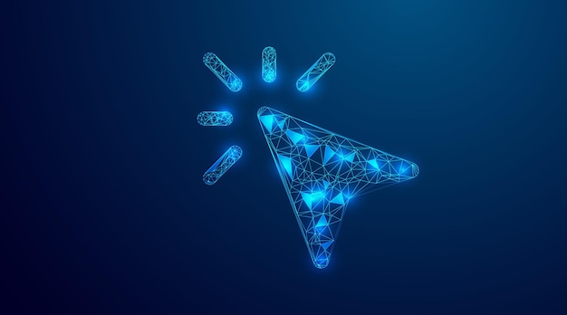 low poly arrow stylized 3d directional pointer for navigation game assets or graphic design