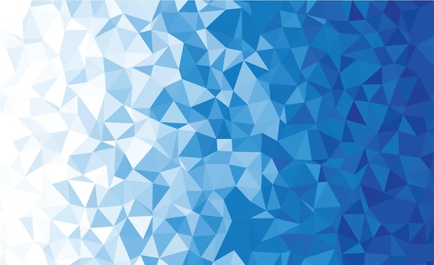 Low poly background blue geometric