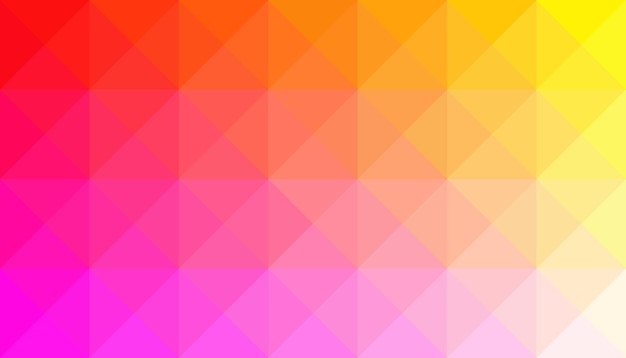 low poly background design pink to yellow gradient