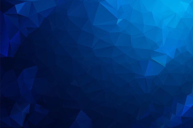 low poly blue dark background modern light