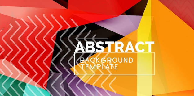 Low poly design 3d driehoekige vorm achtergrond mozaïek abstracte ontwerp sjabloon