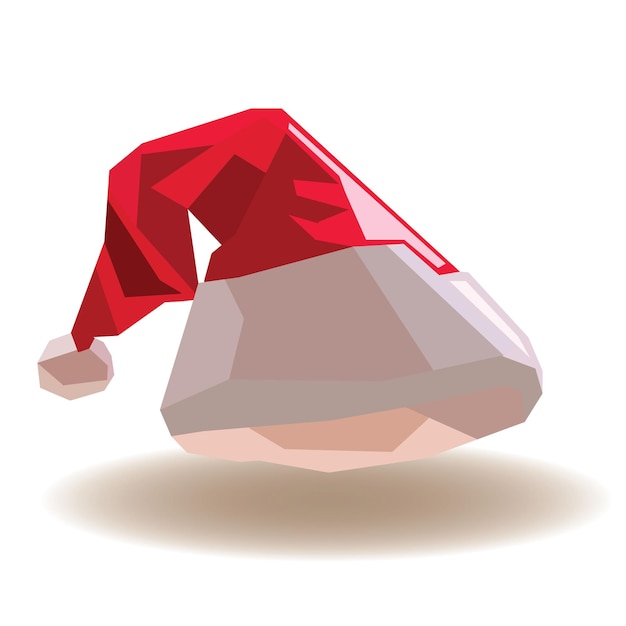 Low poly kerstmuts