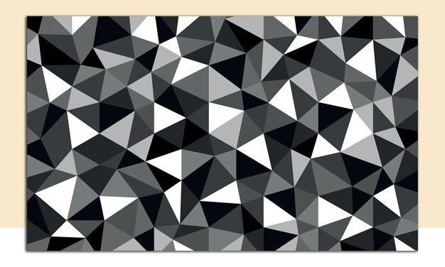 поли низкий треугольный многоугольный стиль геометрический нерегулярный