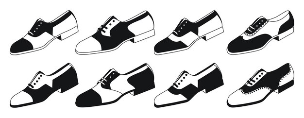 Low shoe model sketch isolated vector