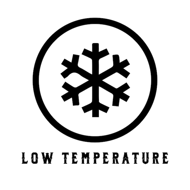 Vector low temperature symbol