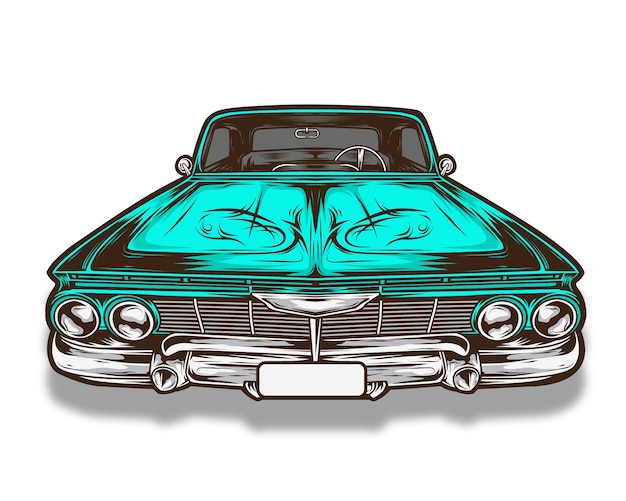 Lowrider auto vector