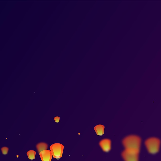 loy krathong festival card
