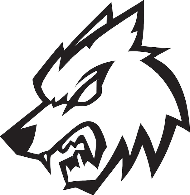 Loyal wolf logo with a steadfast bearing