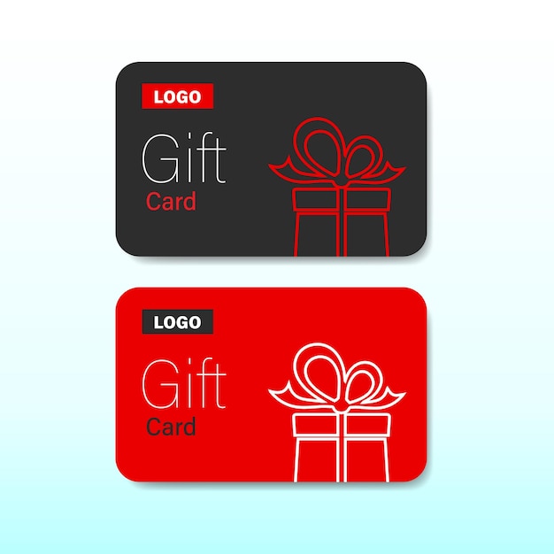 Vector loyalty card incentive gift collect bonus